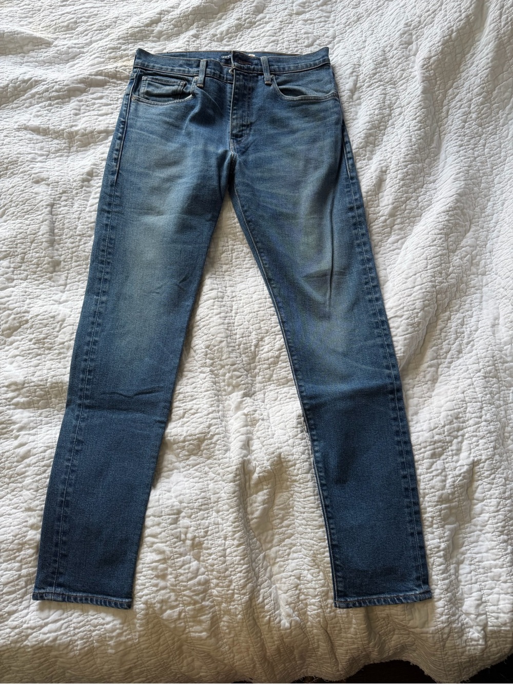 Levi’s japanise denim Slim Fit Men’s Jeans in Faded Blue